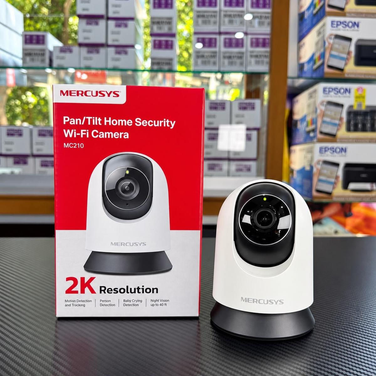 Mercusys MC210 Câmera Segurança Wifi 2K 3MP 360° por TP-Link