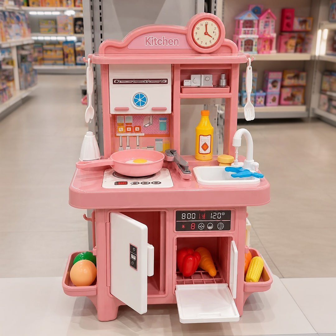 Cozinha Infantil Completa Com Luz Som E Musica Sai Água