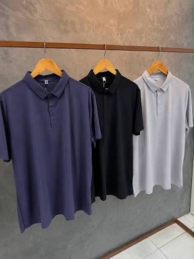 Camisa Polo Masculina Tecido Tech Confortável Casual (P ao G1)