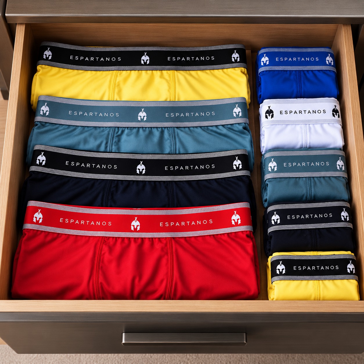 Kit Com 10 Cuecas Boxer Espartanos Microfibra