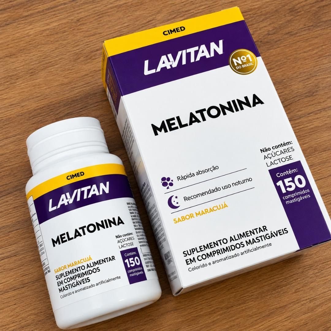 Melatonina Lavitan Cimed 150 Comprimidos (2 Sabores)