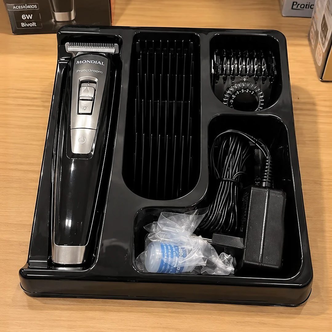 MONDIAL Aparador de Pelos PraticGroom, Preto, Bivolt - BG-09