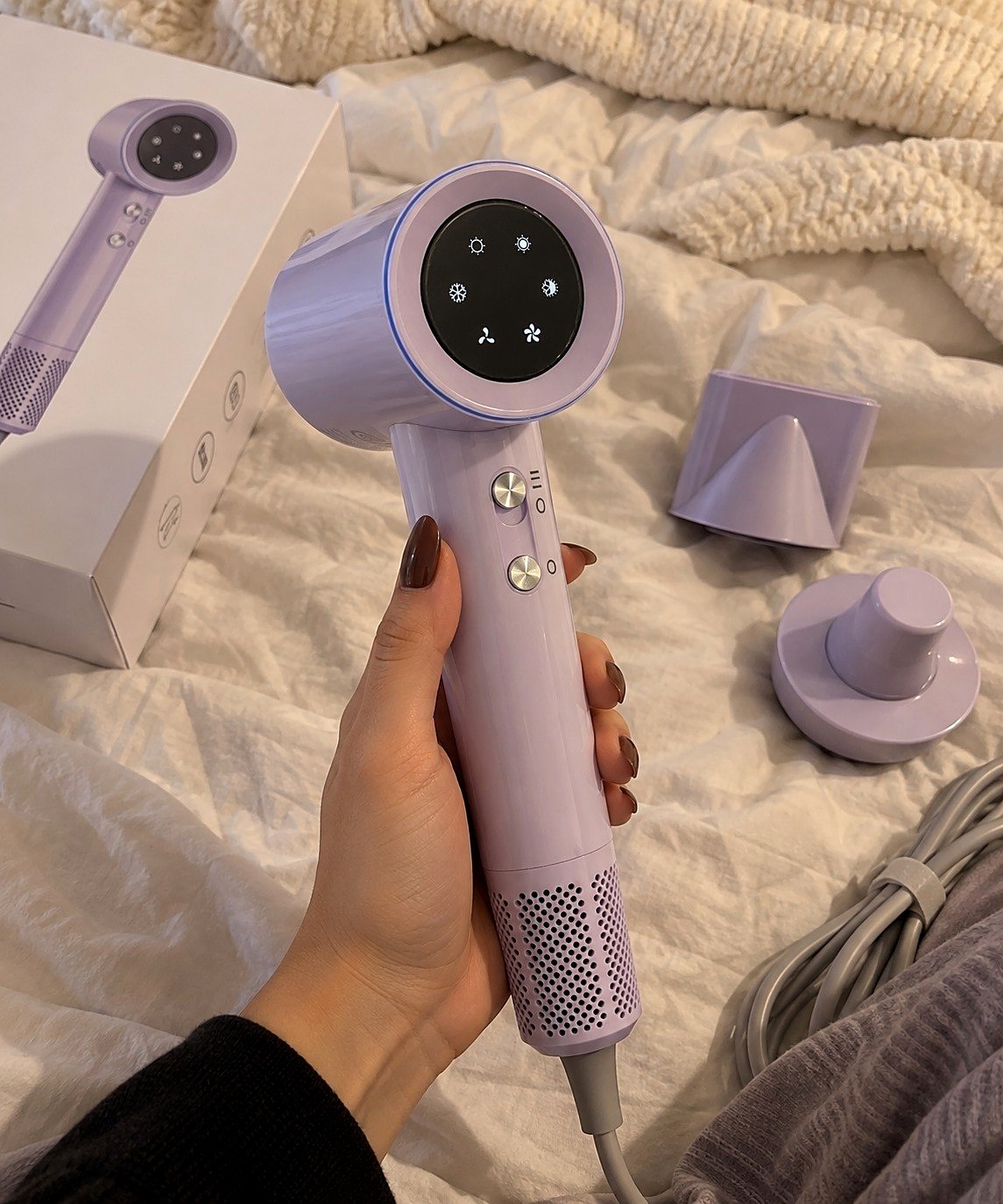 💨 Secador de Cabelo Profissional Gokoco Display Digital 127V