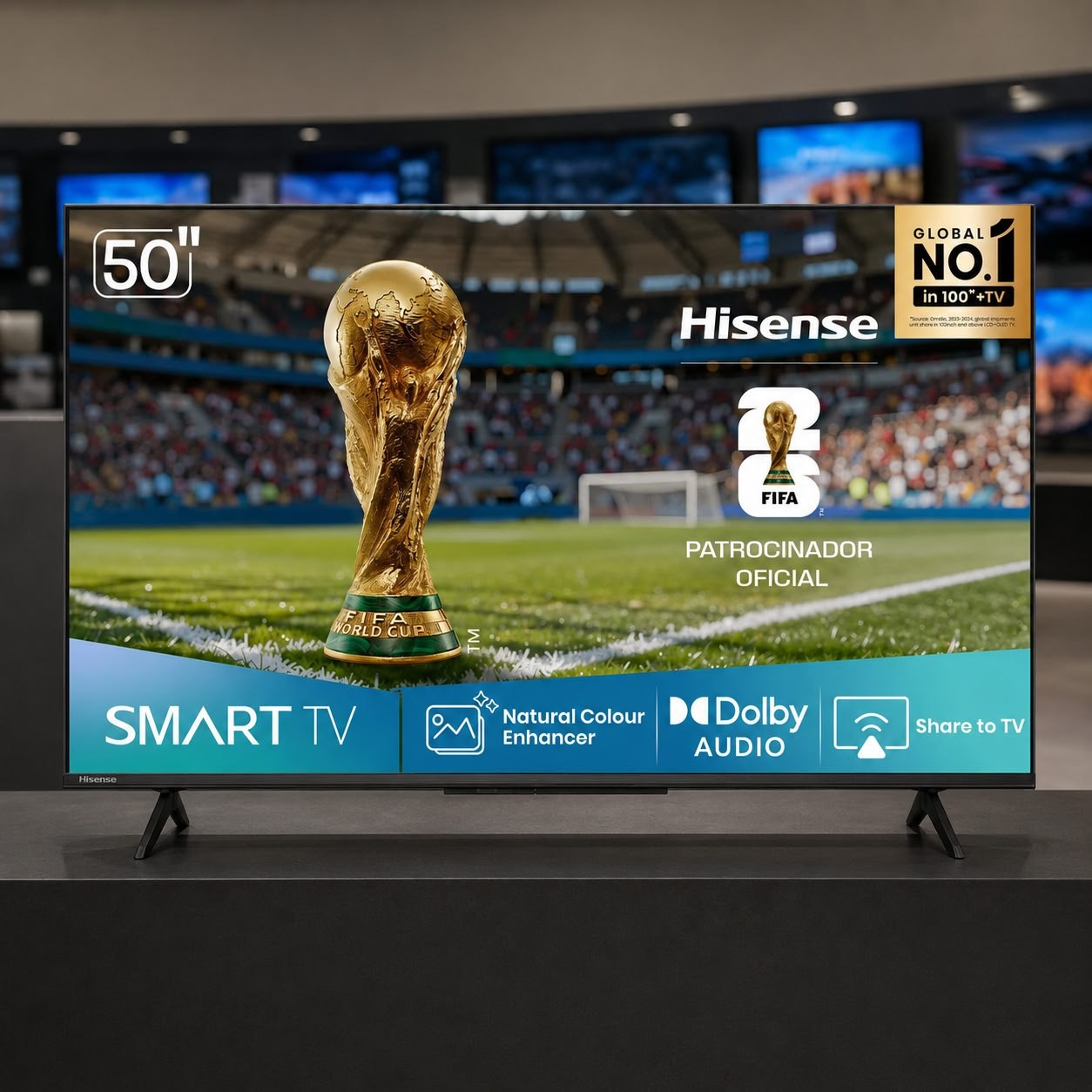 Hisense Smart TV FHD 50" Polegadas 50A4NV