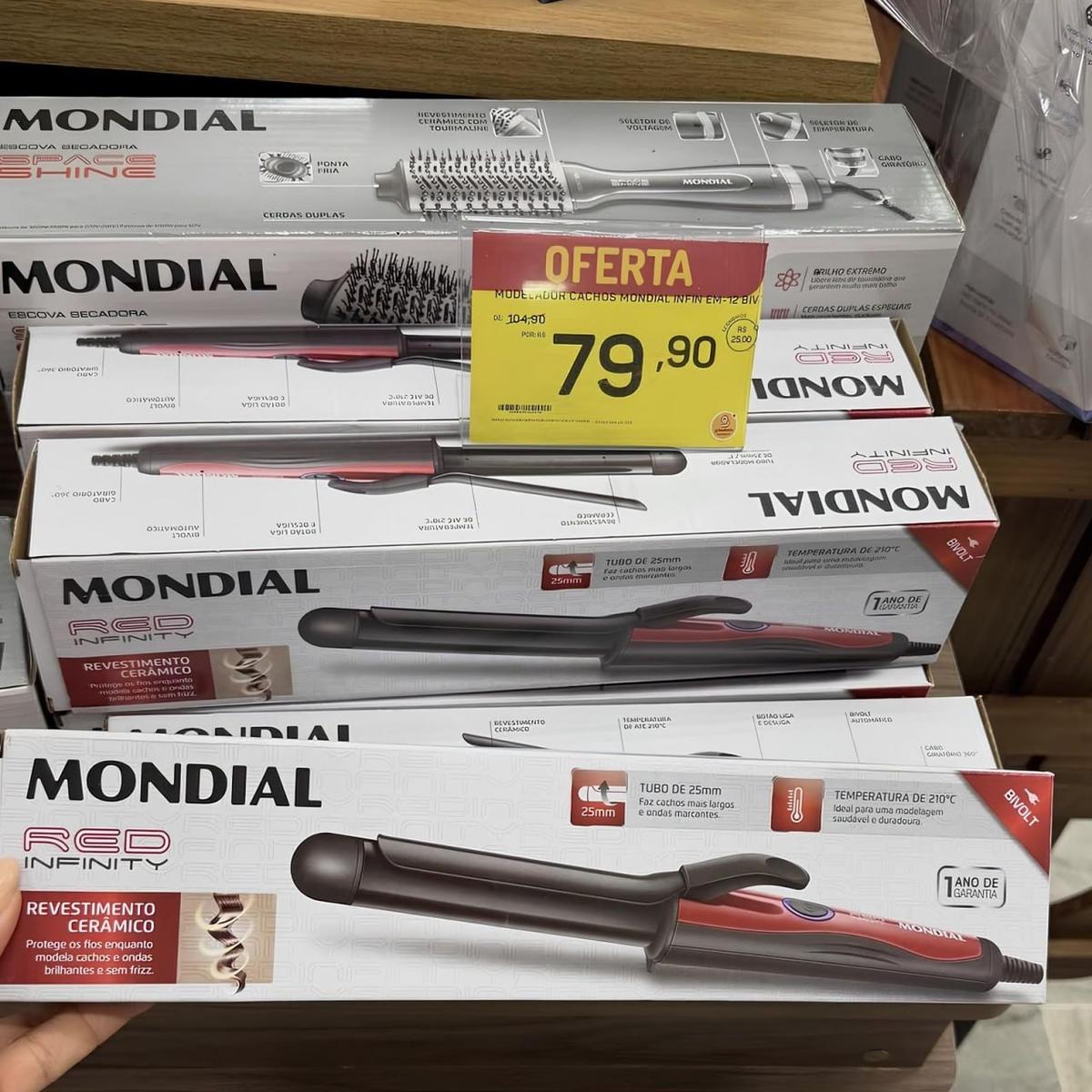 Modelador de Cachos Infinity Mondial 55W EM-12