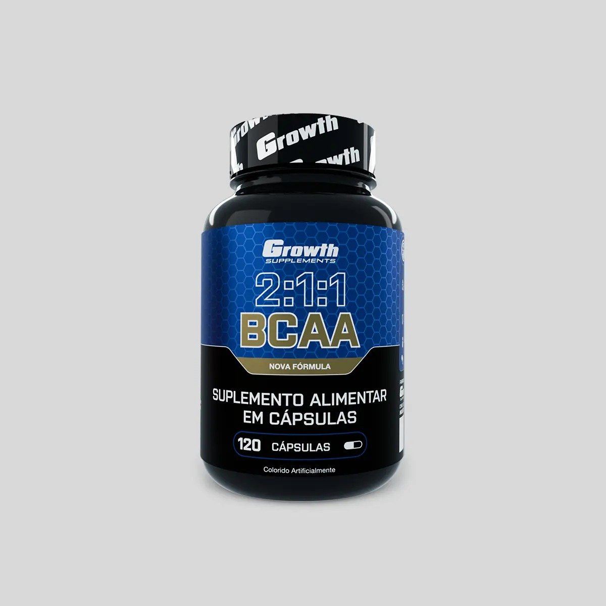 BCAA 2:1:1 120 cápsulas Growth Supplements