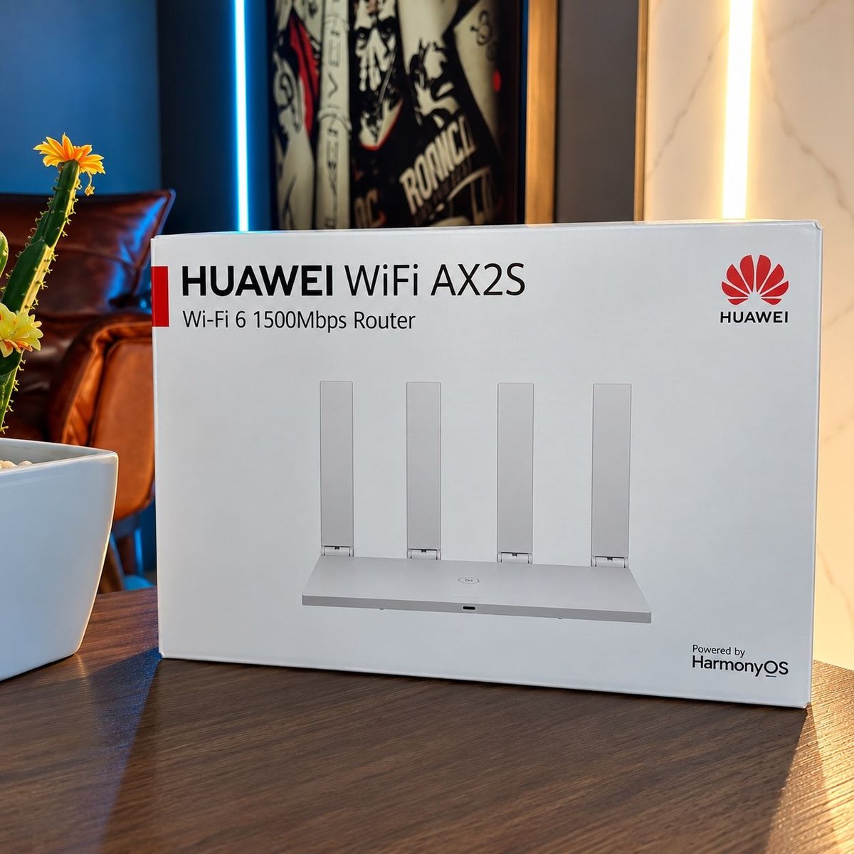 Roteador HUAWEI WiFi AX2S 5 GHz Wi-Fi 6 HarmonyOS Mesh