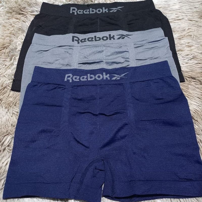 Kit 6 Cuecas Boxer Reebok Classic Microfibra Sem Costura