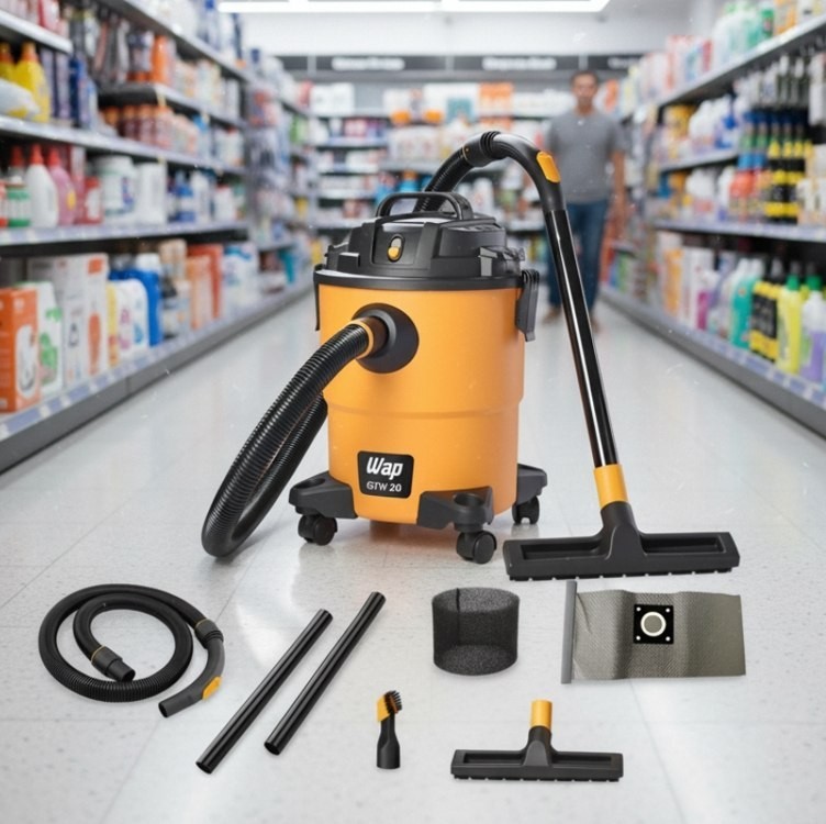 Aspirador de Pó e Água Profissional WAP GTW 20 1600W 127V
