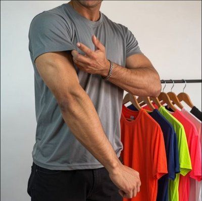 Camiseta Masculina Dry Fit Proteção Solar Uv Lisa