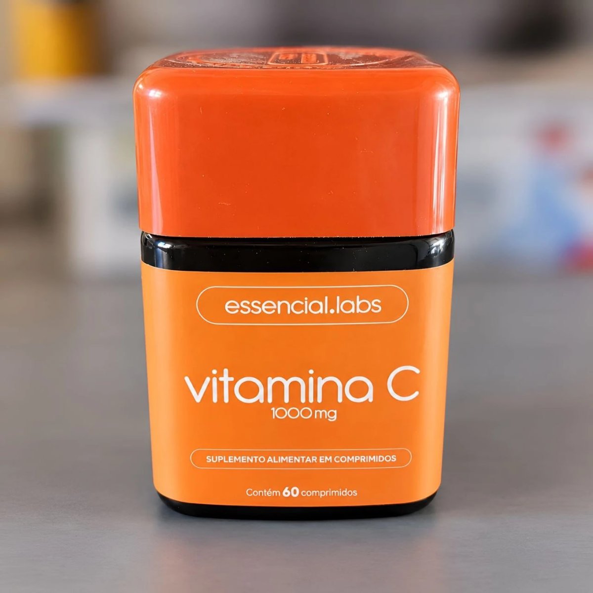 VITAMINA C 1000mg - Fórmula Concentrada e 100% PURA - 60 Doses