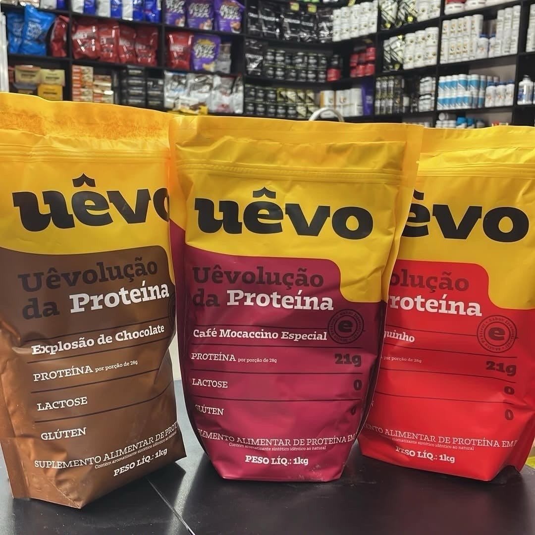 Proteína UÊVO em pó sabor Chocolate x 1kg