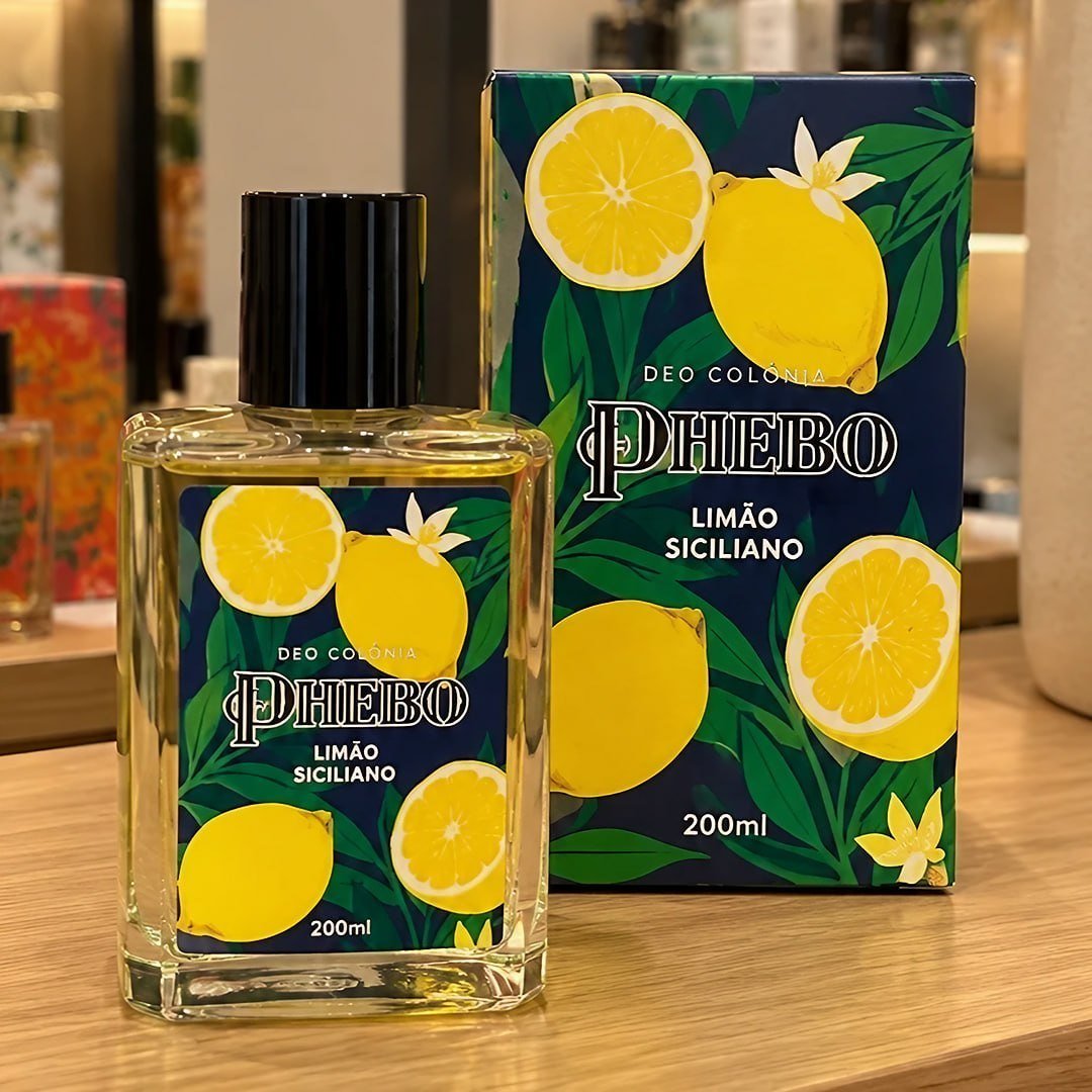 PHEBO - Deo Colônia Limão Siciliano 200ml