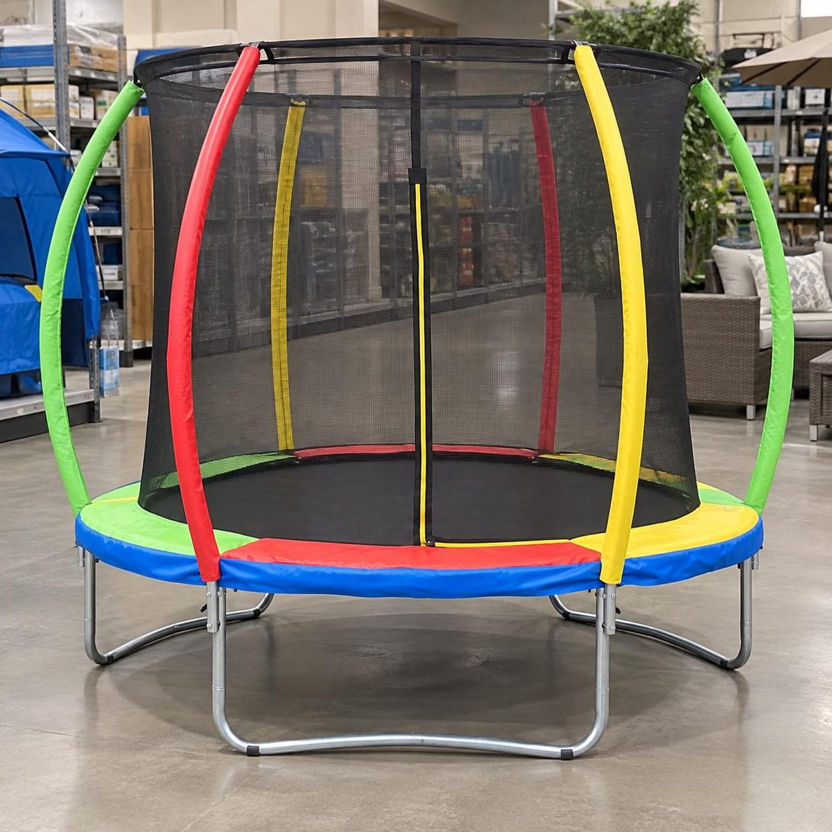 Cama Elástica Pula Pula Trampolim 1,83m com Rede Replay Kids