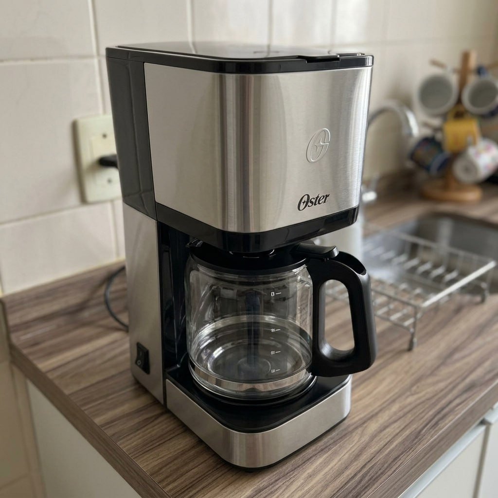 Cafeteira Oster Inox 1,2L - 220V