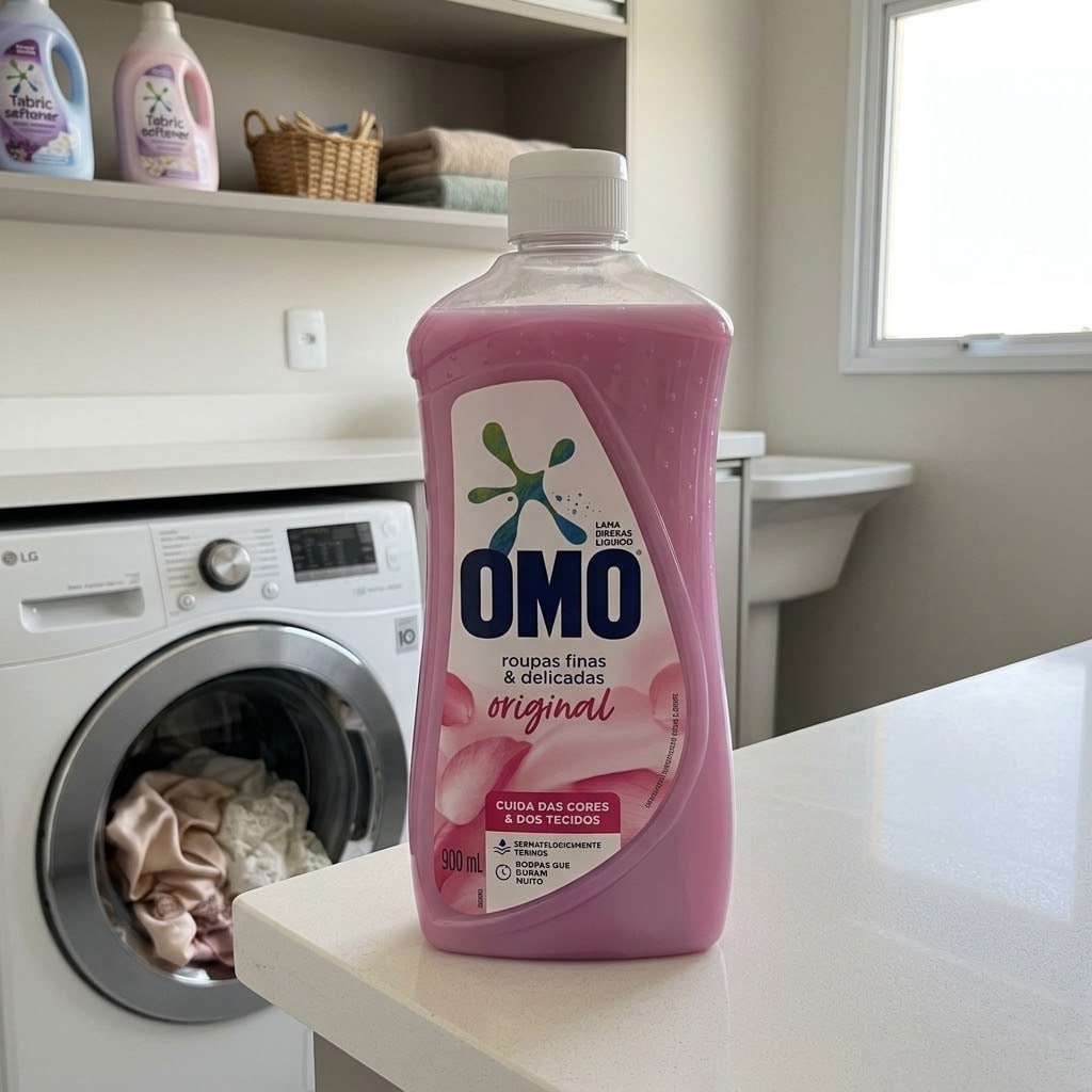 OMO Roupas Finas E Delicadas Original - Sabão Liquido 900Ml