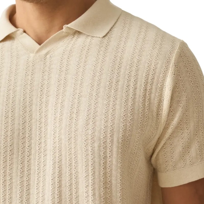 Camisa Gola Polo Tricot Masculina Texturizada Turim Opus (P ao XG)