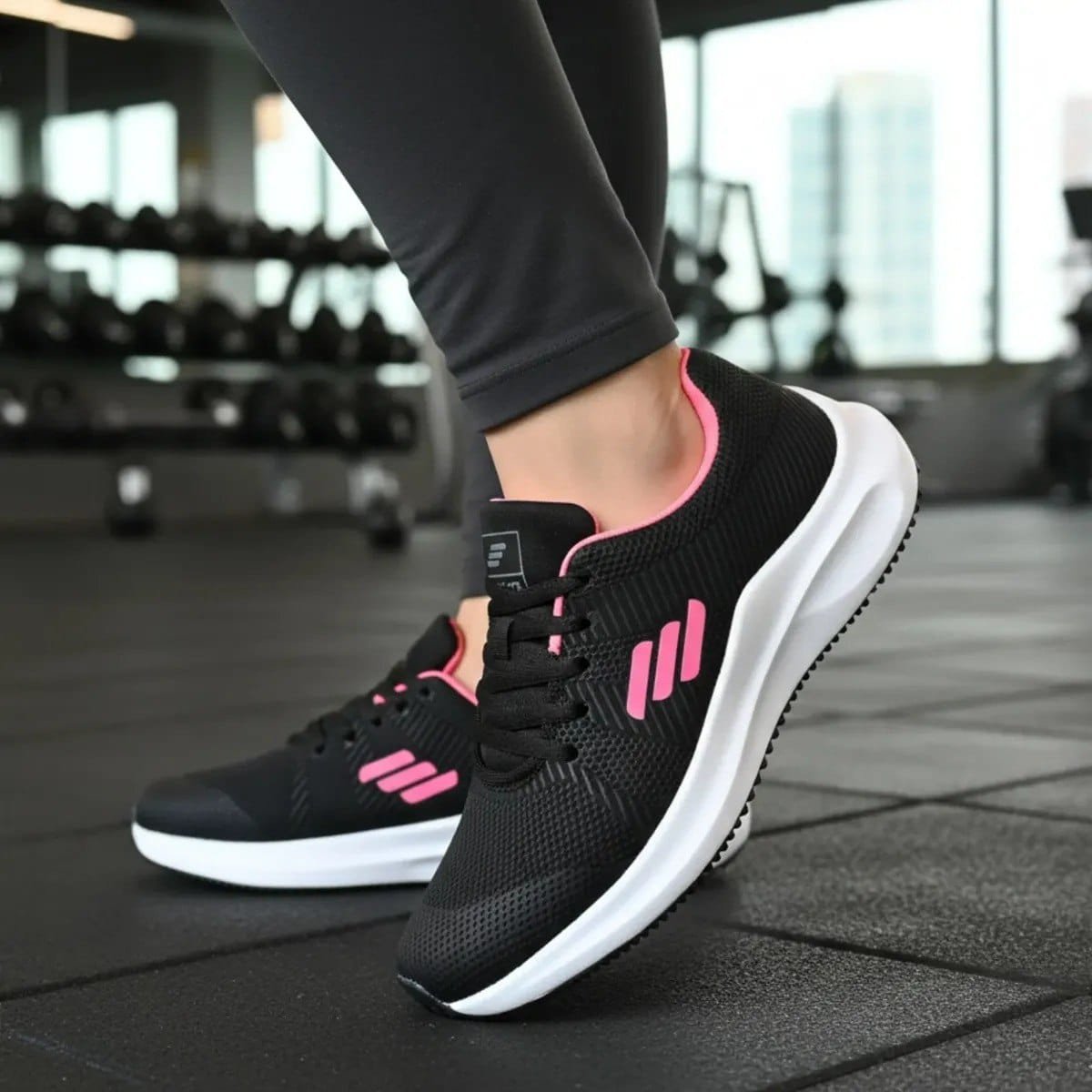 Tênis Feminino Academia Treino O2x Original Ortopédico Cinza