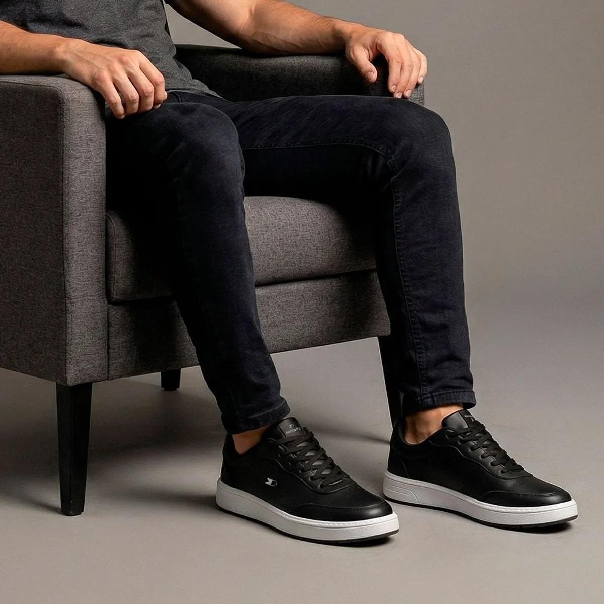 Sapatênis Sandrini Ivory Masculino Casual Estilo Confortável (39 a 44)
