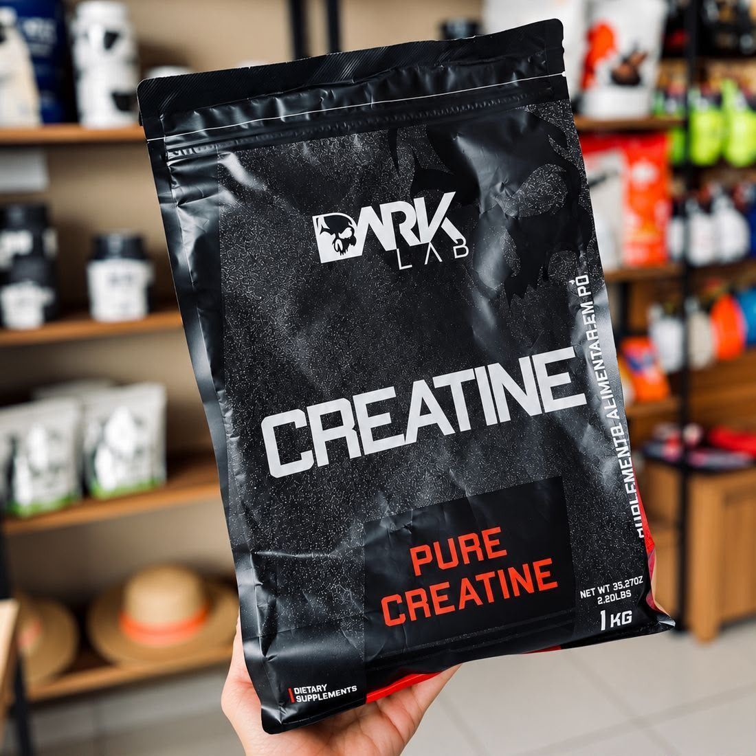 Creatina Monohidratada Pura 1kg Dark Lab