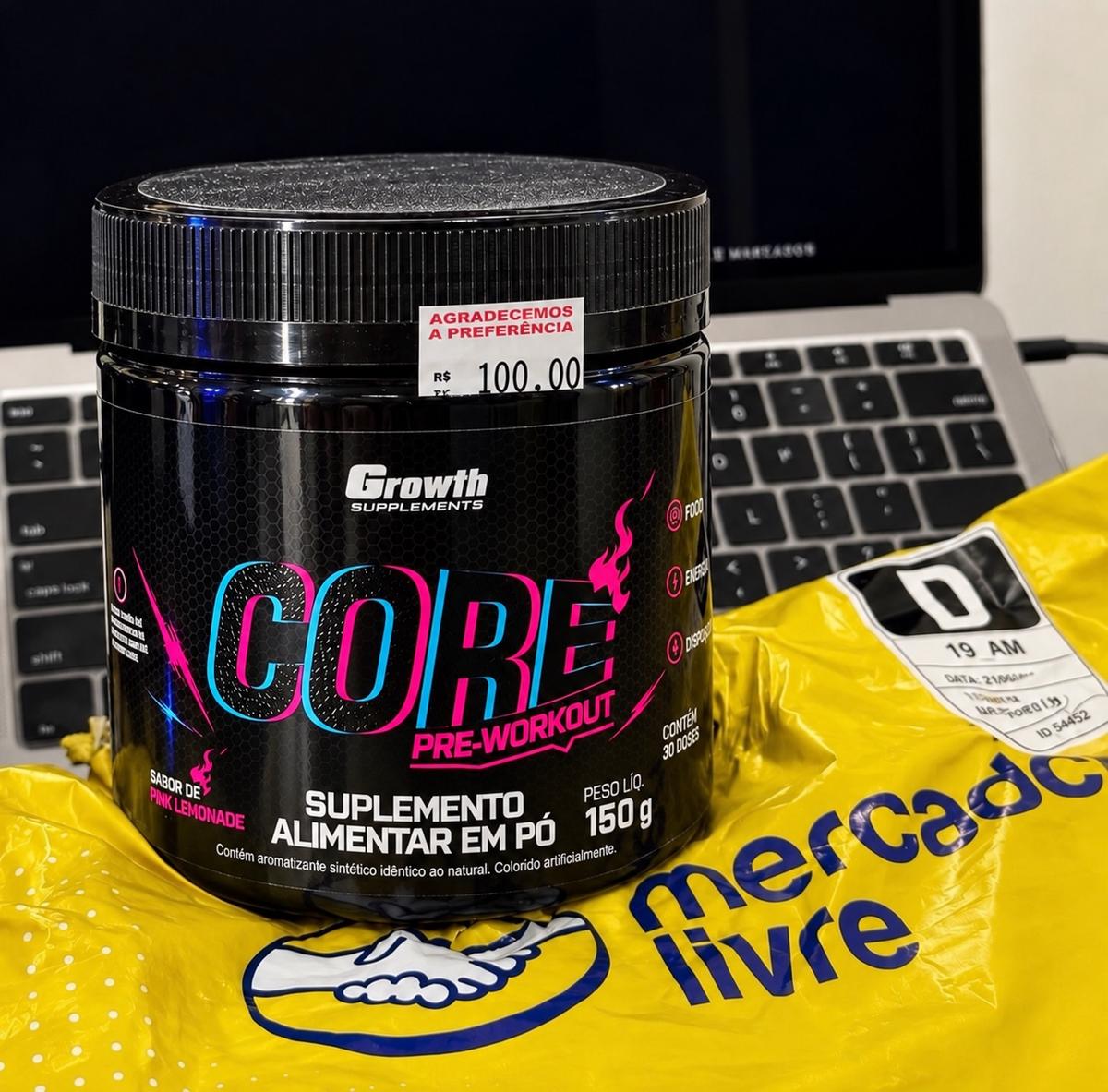 Pré Treino Core 150g Growth Supplements
