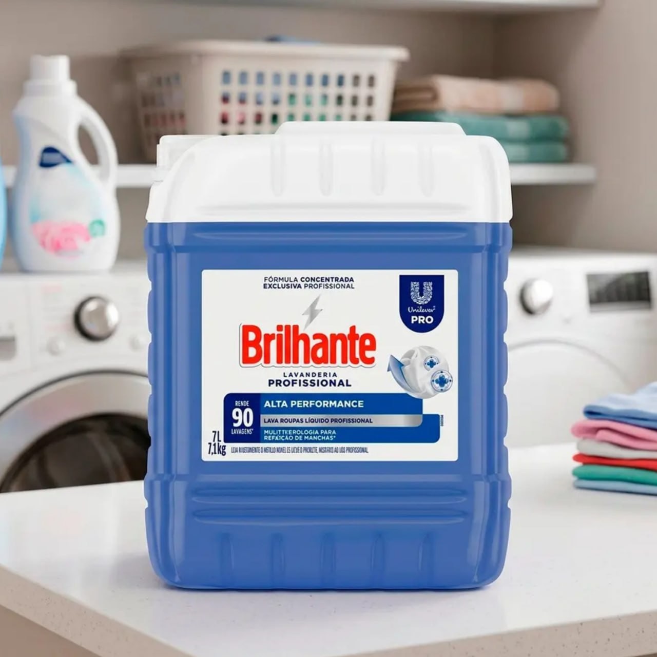 Sabão Líquido Brilhante Alta Performance Concentrado Profissional 7L