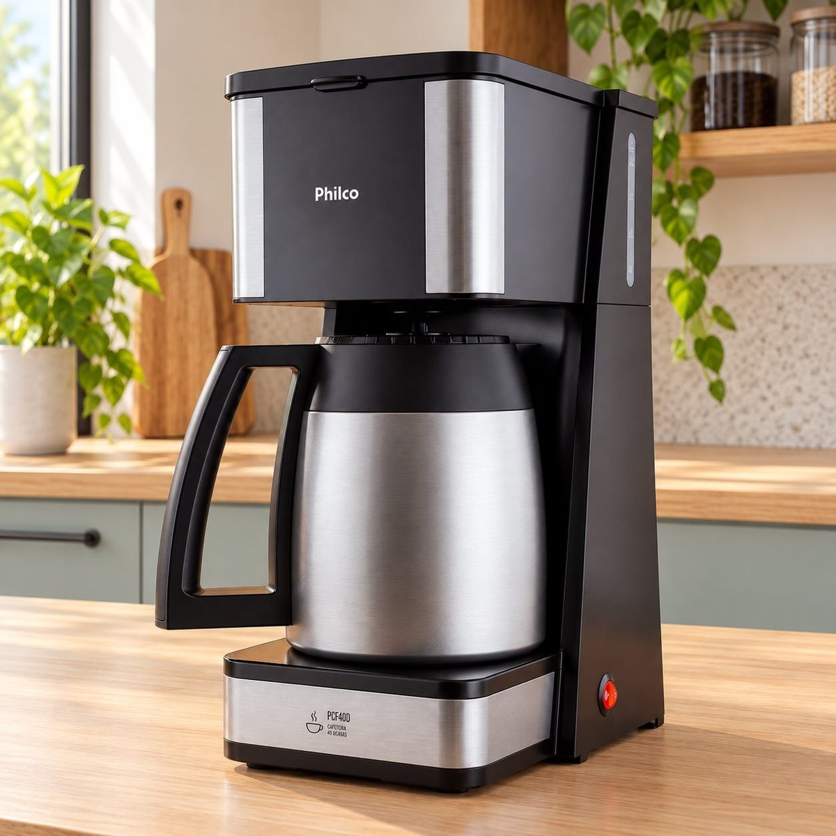 Cafeteira Jarra Em Inox Pcf40d 1,6 Litros 40 Cafezinhos Philco