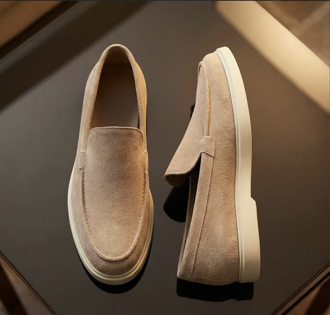 Mocassim Masculino Em Camurça Linha Esporte Fino Old Money (37 ao 44)