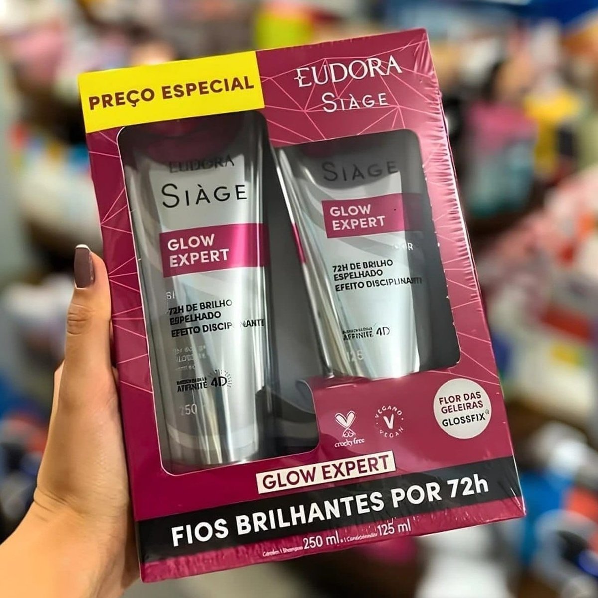 Eudora Siàge Promopack Glow Expert Shampoo 250ml + Condicionador 125ml