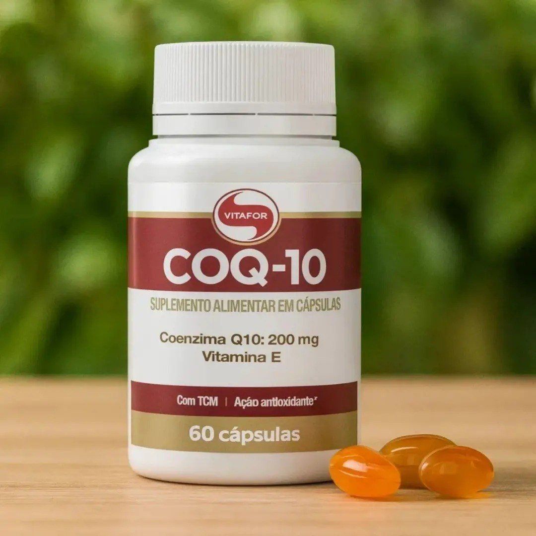 Coenzima Q10 100mg 60 Cápsulas Vitafor Sem Sabor