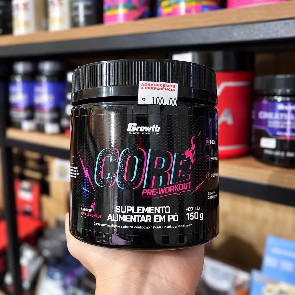 Pré Treino Core 150g Growth Supplements