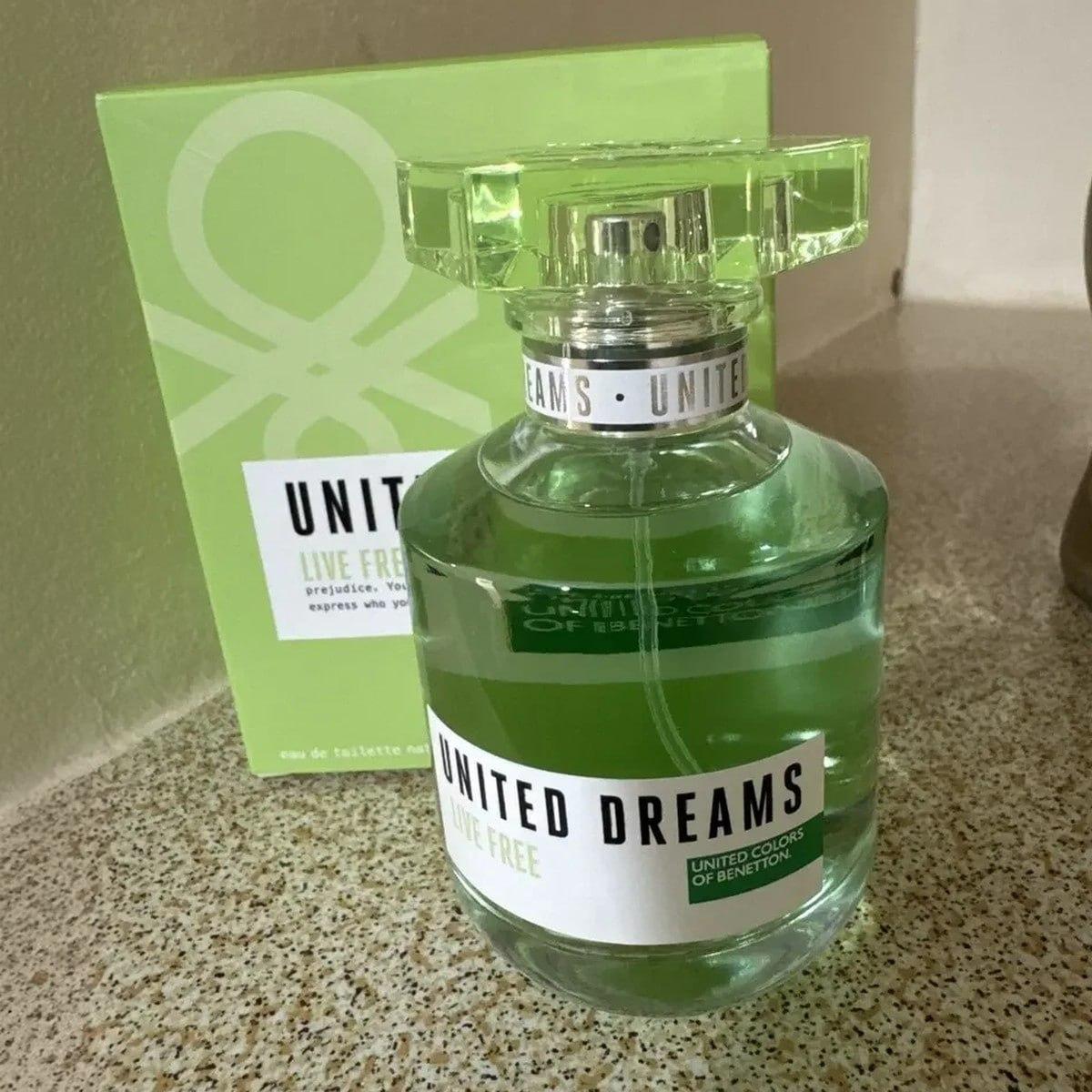 Perfume Benetton United Dreams Life Free  Eau de Toilette 80ml Feminino