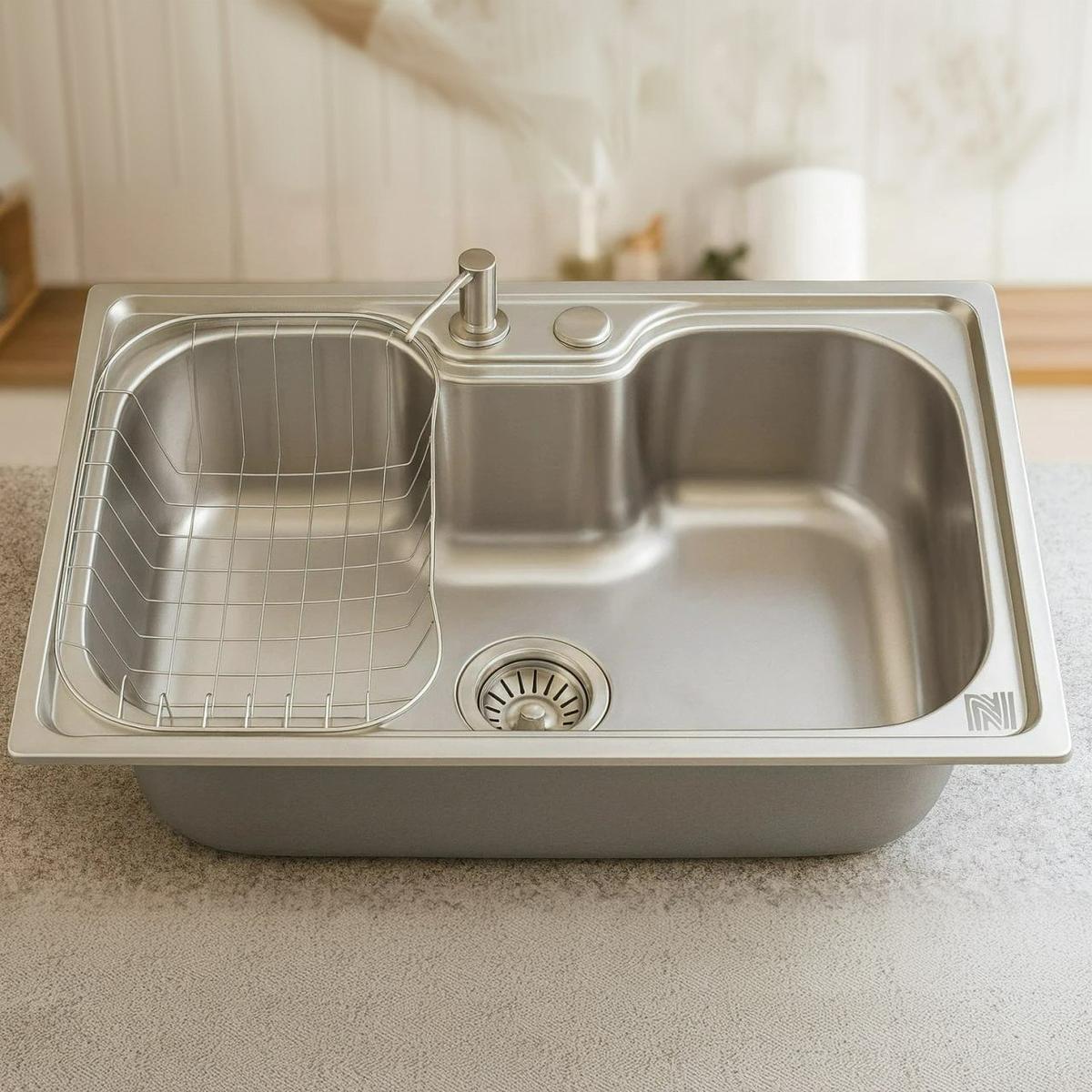 Cuba Gourmet para Cozinha com Acessórios Aço Inox 201 60x42cm