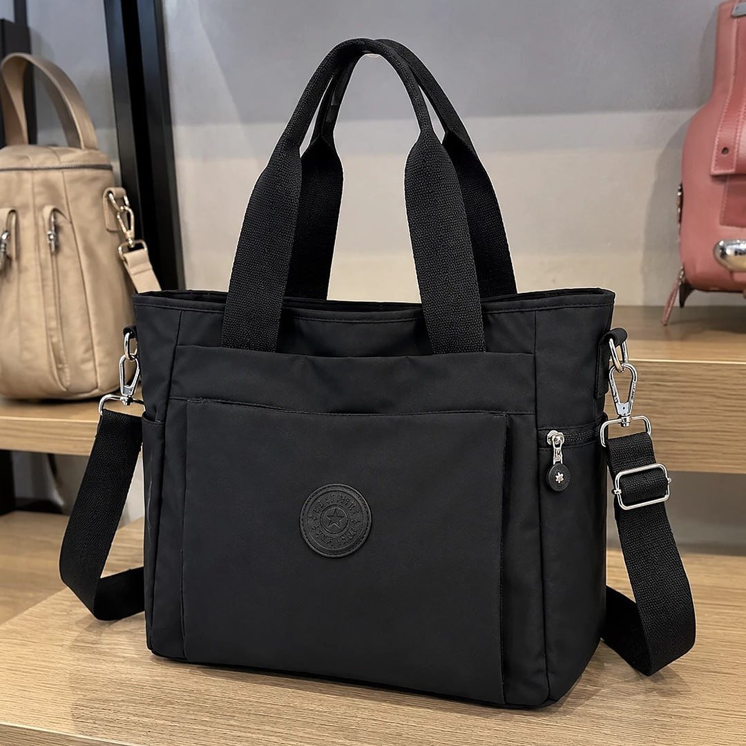 Bolsa Feminina Grande Com Alça De Ombro e Transversal Impermeável Escola Faculdade Passeio Trabalho