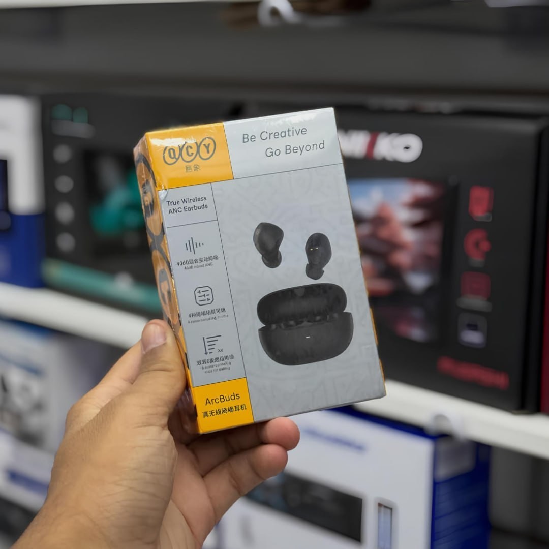 Fone QCY T27 Arcbuds Lite Bluetooth 5.3 Cor Preto