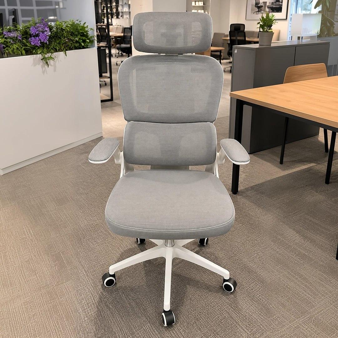 Cadeira de Escritório Ergonômica Presidente Mesh 200kg Giratória
