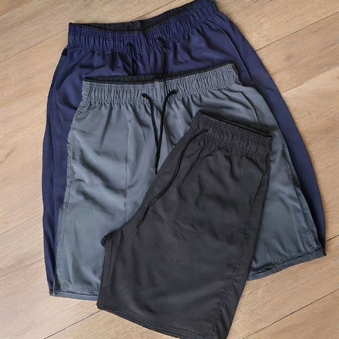 🩳 Kit com 4 Shorts Tactel Casual