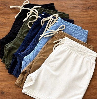 Kit 2 Shorts Linho Masculina Bermuda Estilo Mauricinho Leve (P ao XG)