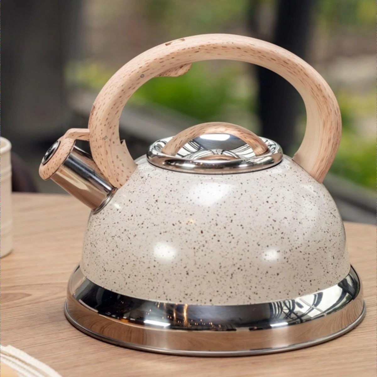 Chaleira Com Apito Brinox 2,7 L Roma Areia