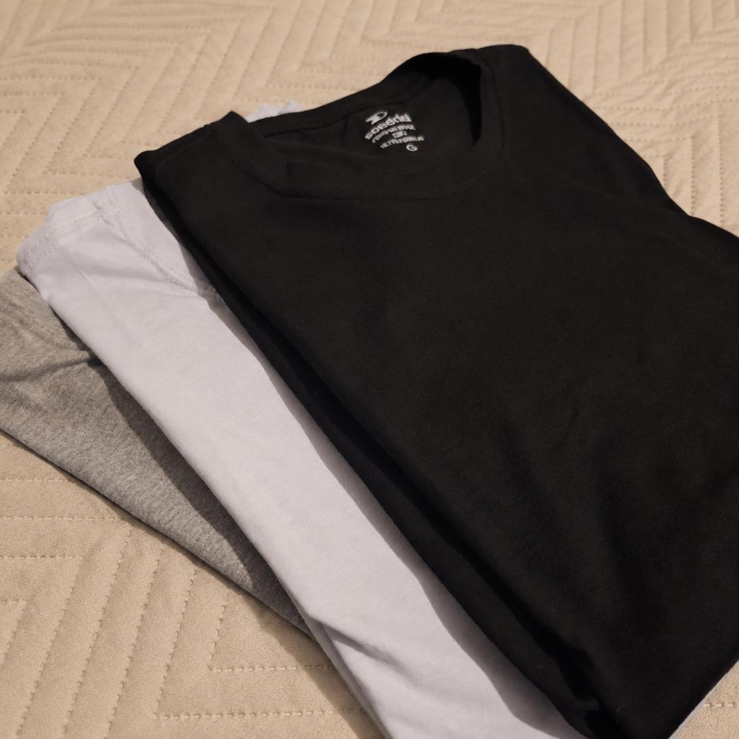 Kit 3 Camisetas Algodão Sandrini