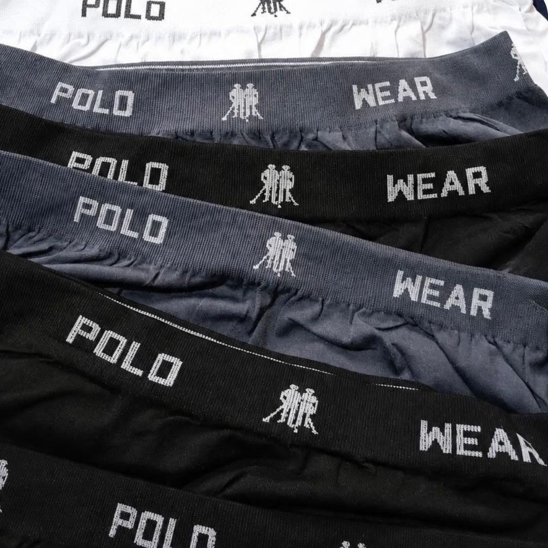 Kit 10 Cuecas Boxer Sem Costura Polo Wear Sortido
