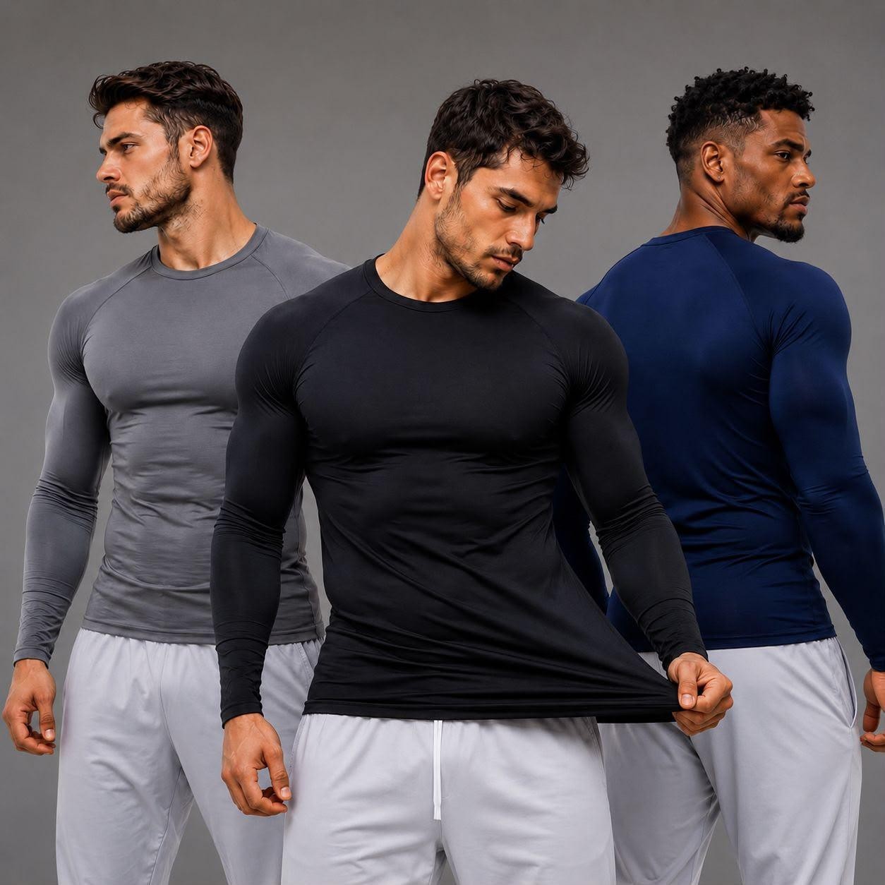 Kit 3 Blusa Camisa Proteção Uv50+ (M ao GG)