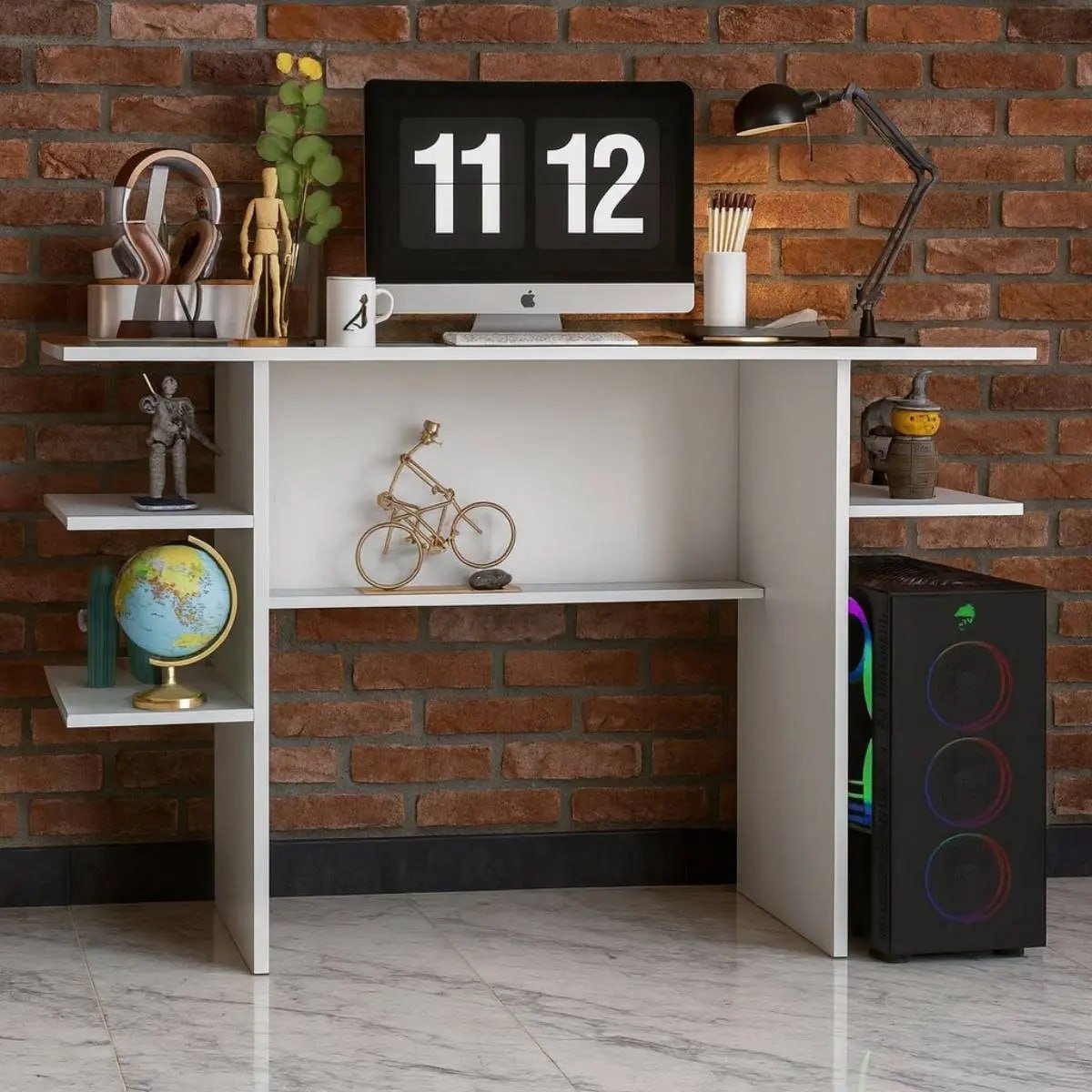 Escrivaninha Mesa Office Estudo Trabalho Estilo Industrial