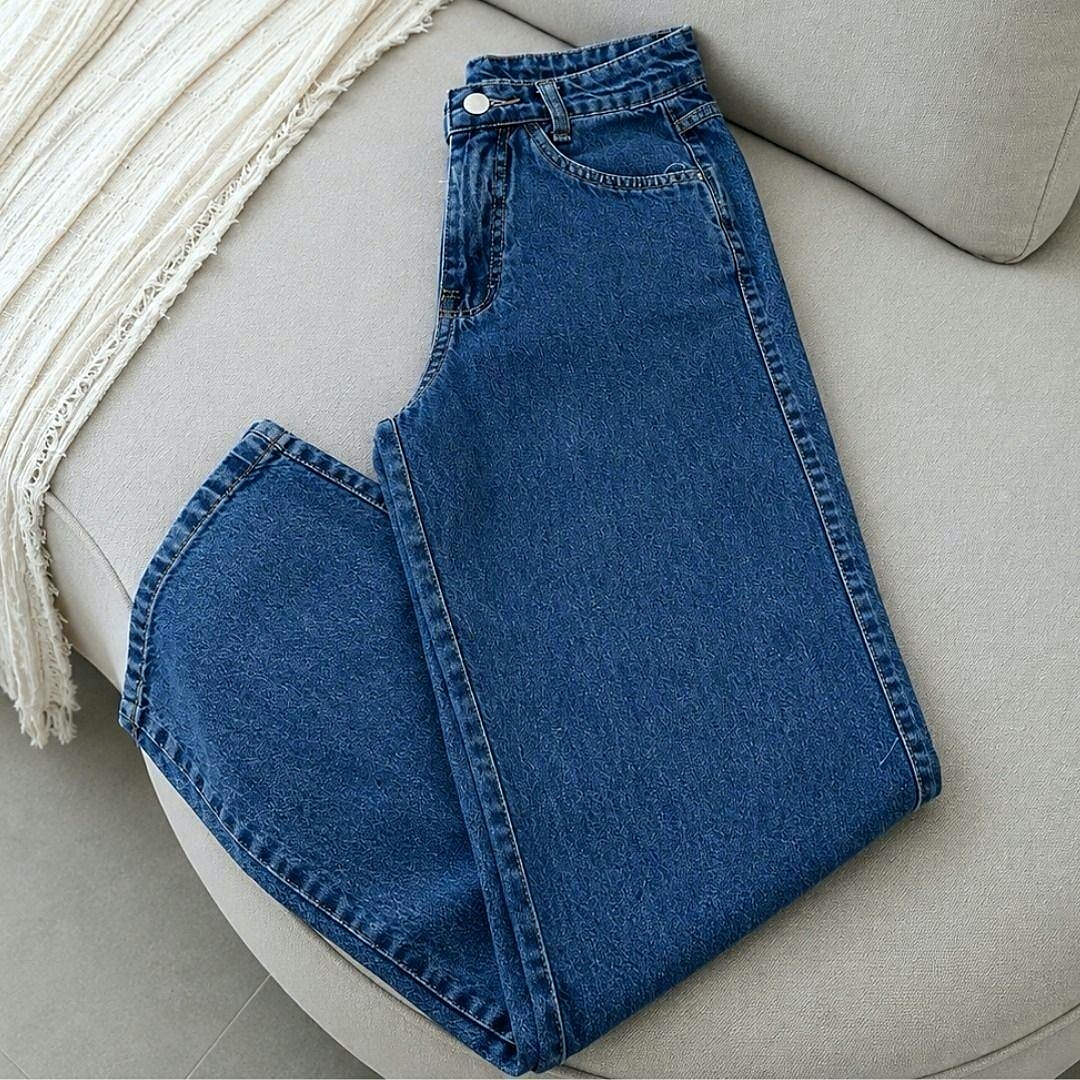 👖 Calça Jeans Wide Leg Pras Meninas