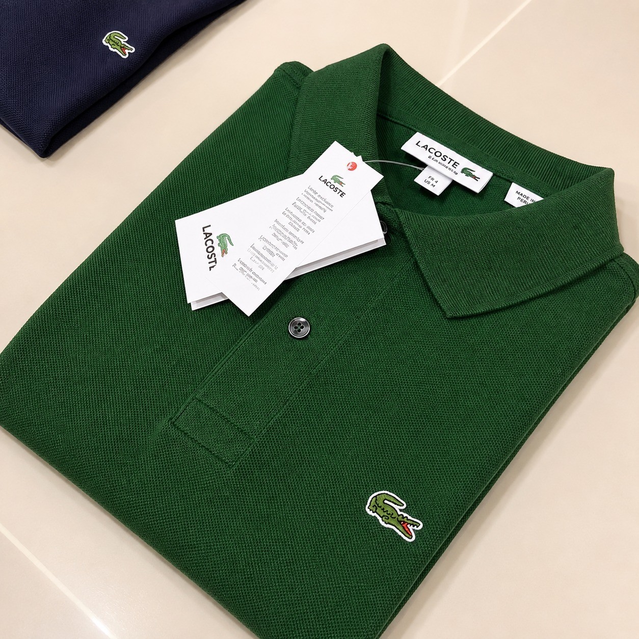 Polo Masculina Lacoste Slim Fit Original (P ao G1)