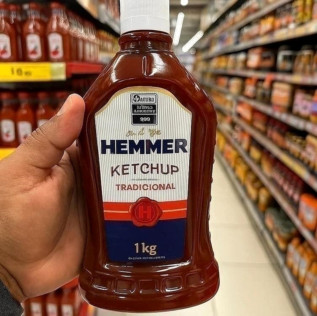 🍅 Hemmer Ketchup Tradicional Bisnaga 1KG