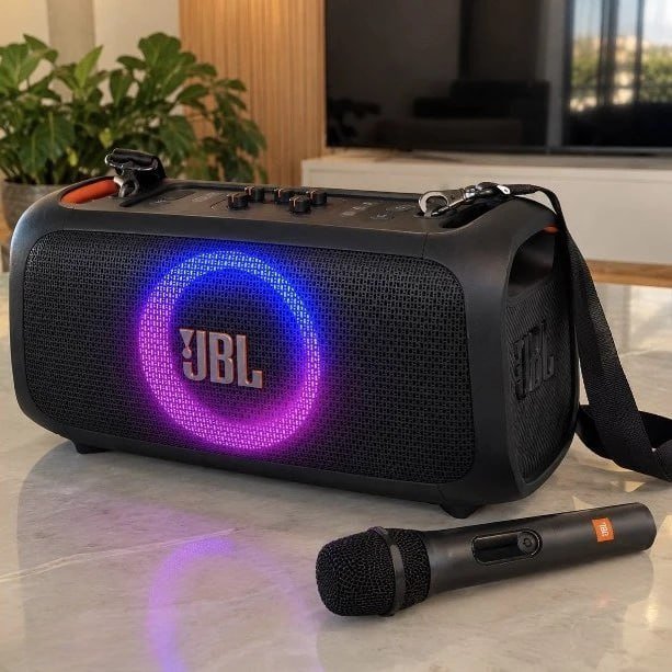 Caixa De Som Bluetooth Jbl Partybox On-the-go Essential
