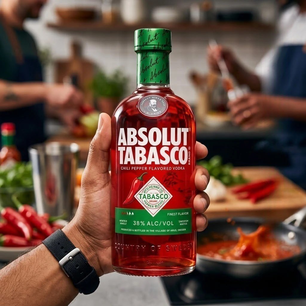 Vodka Absolut Tabasco 750ml
