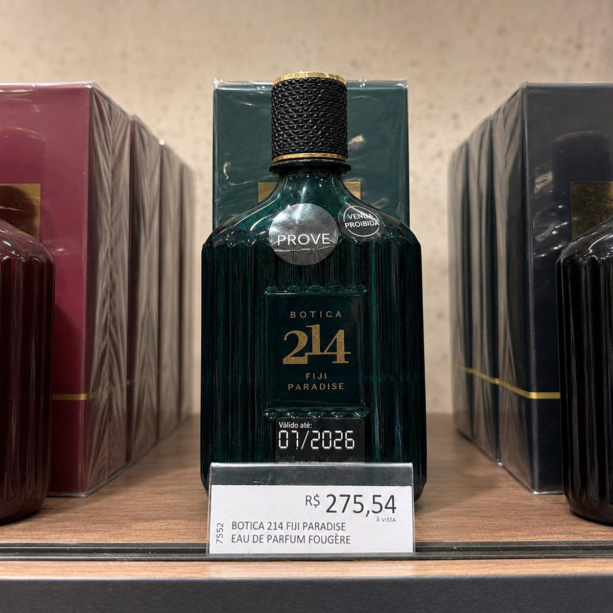 Botica 214 Fiji Paradise Fougère Especiado Eau De Parfum 90ml Perfume Masculino