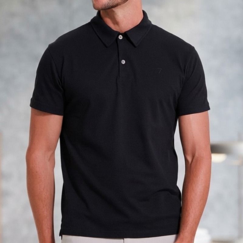 Camisas Masculinas Polo De Alta Qualidade Seven Line (P e M)